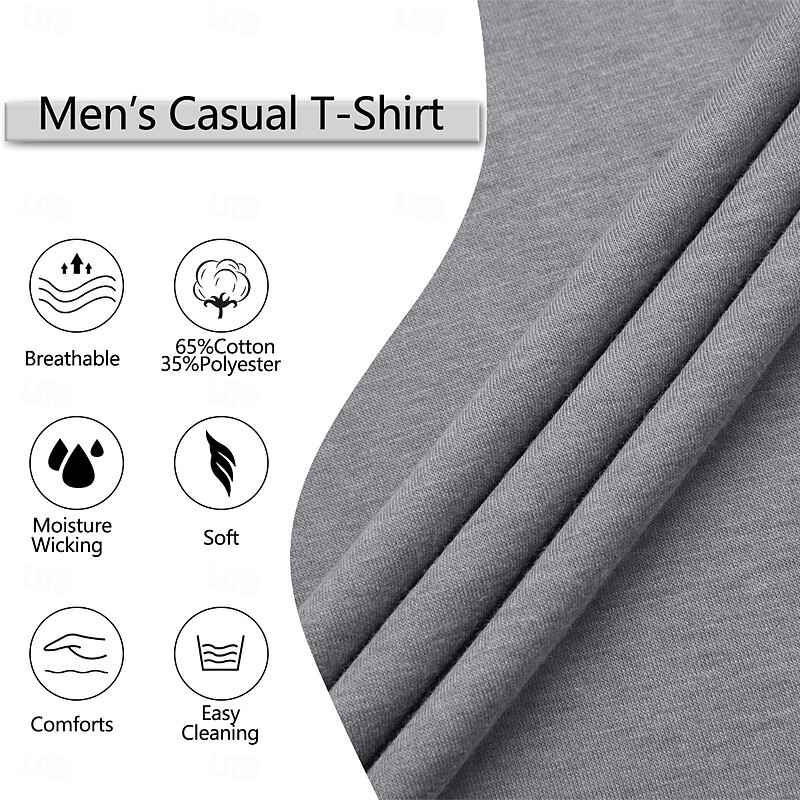 Men's T shirt Tee Henley Shirt Tee Long Sleeve Shirt Plain Henley Casual Holiday Long Sleeve Pocket Button Front Clothing Apparel Cotton Fashion Designer Comfortable Essential3
