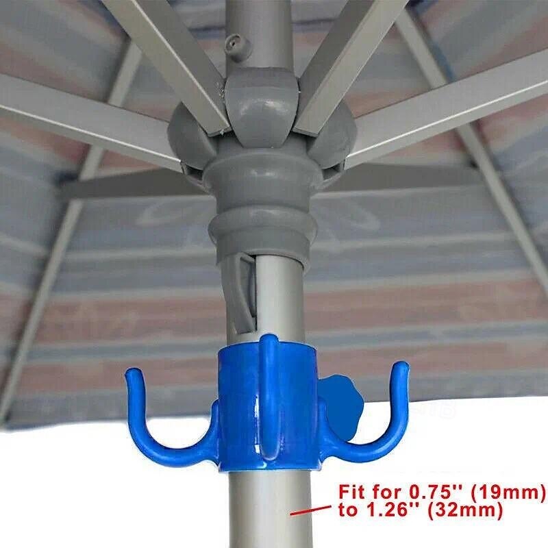 Beach Umbrella Hook Four Corner Beach Umbrella Hook Clasp For Towels Bags Hats Tent Accessories Hook2