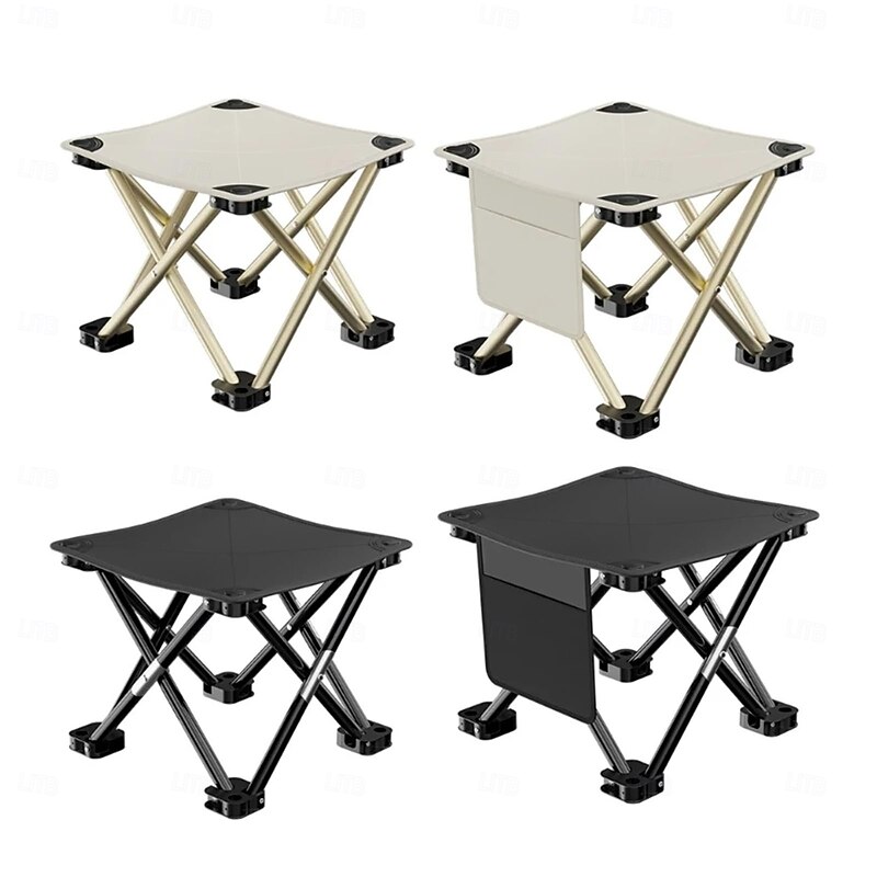 Camping Stool Collapsible Stool Folding Samll Chair Portable Stool for Camping Fishing Hiking Gardening Camping Chair with Carry Bag3