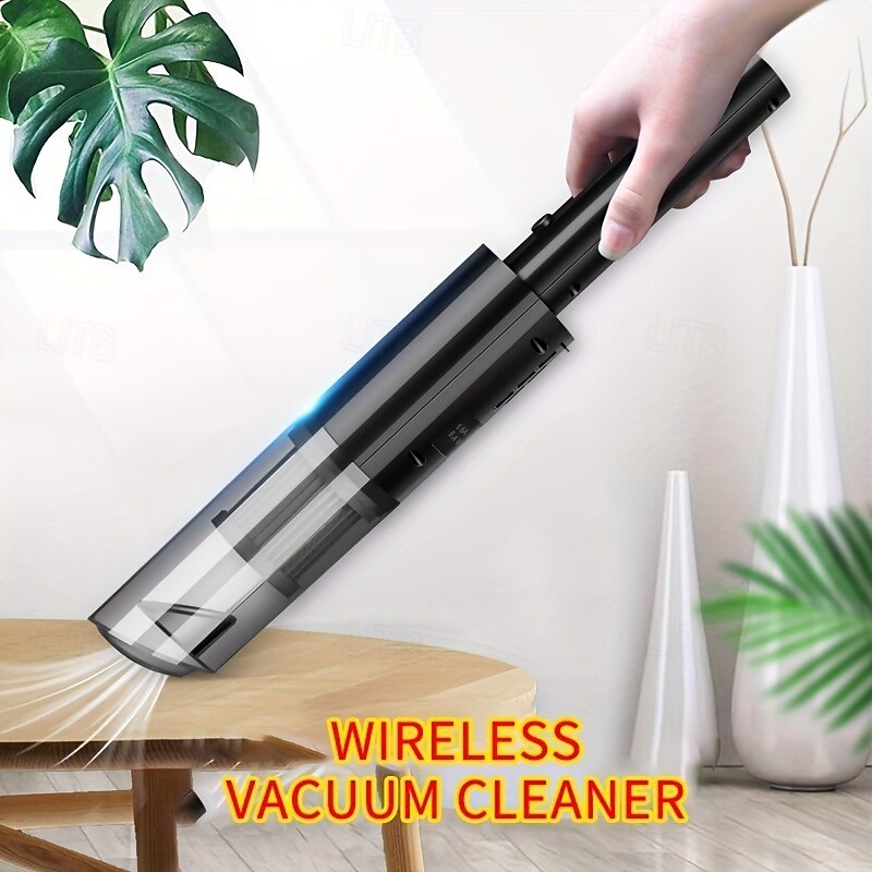 Car Vacuum Cleaner Large Suction Wireless Charging Car Household High-Power Portable Hand-held Vacuum Cleaner2