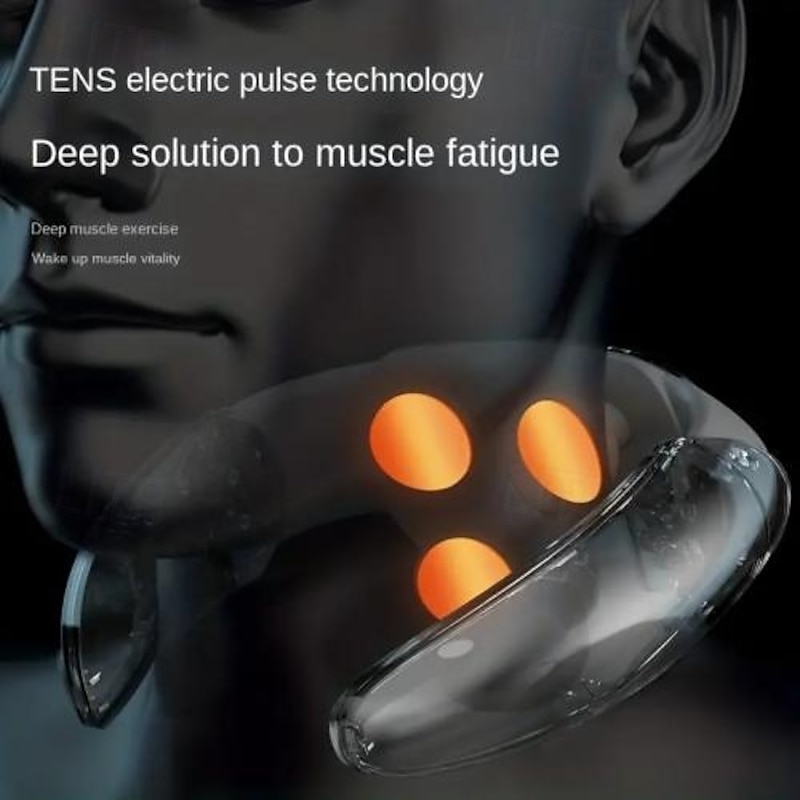 Heat Compress Neck Protector TENS Microcurrent Pulse Pat Shoulder Neck Physiotherapy Instrument Cervical Spine Massage Instrument3