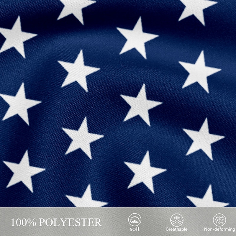 Men's American US Flag Patriotic Swim Trunks Swim Shorts Board Shorts Mid Waist Streetwear Hawaiian Casual Daily Holiday Pocket Drawstring Elastic Waist Designer Clothing Apparel3