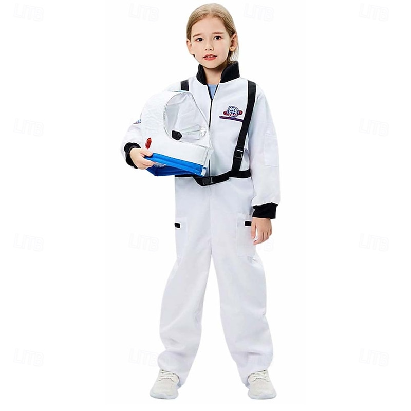 Alien Astronaut rocket Carnival Costume Group Cosplay Costume Kid's Boys Girls' Cosplay Performance Party Stage Halloween Carnival Easy Carnival Costume4