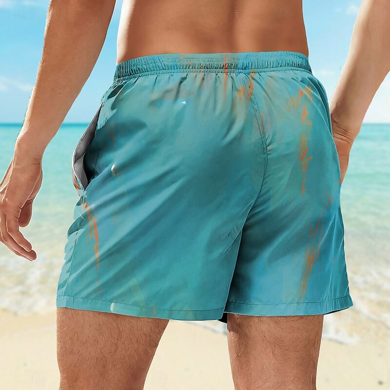 Men's Animal Sheep Funny Swimming Trunks Board Shorts Swim Shorts Mid Waist Streetwear Hawaiian Casual Daily Holiday Pocket Drawstring Elastic Waist Designer Clothing Apparel2
