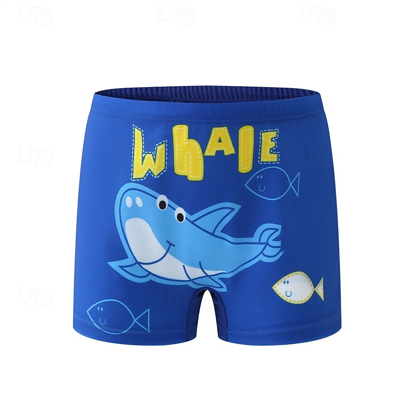 Kids Boys Beach Shorts Dinosaur Sleeveless Beach Vacation Navy Blue Summer Clothes 4 years+3