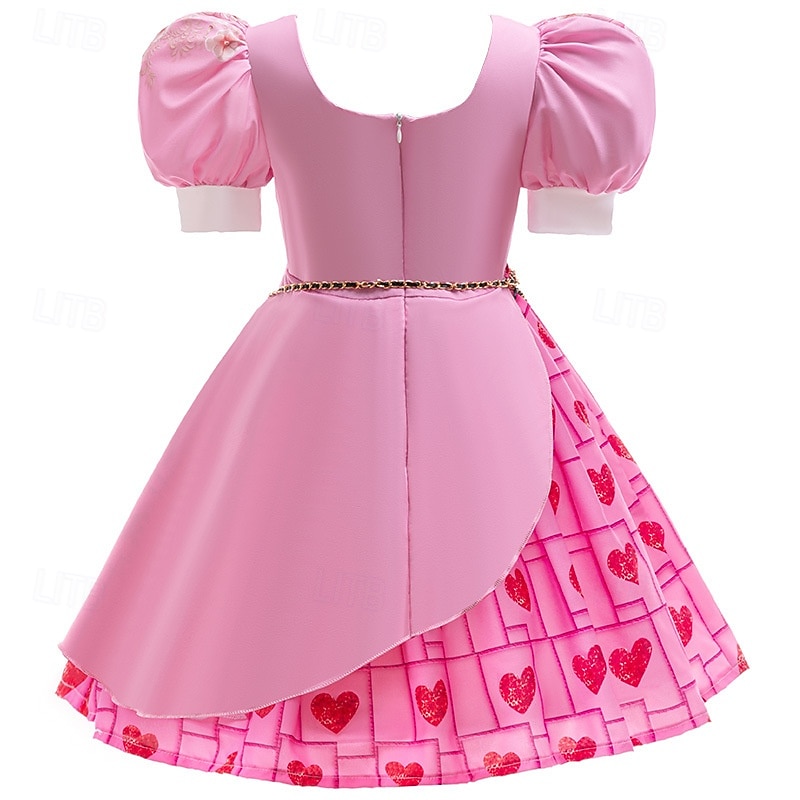 Descendants The Rise of Red Kids Bridget Dress Costume Movie TV Theme Costumes Movie Cosplay for Girls' Kid's Halloween Carnival World Book Day Performance Party3