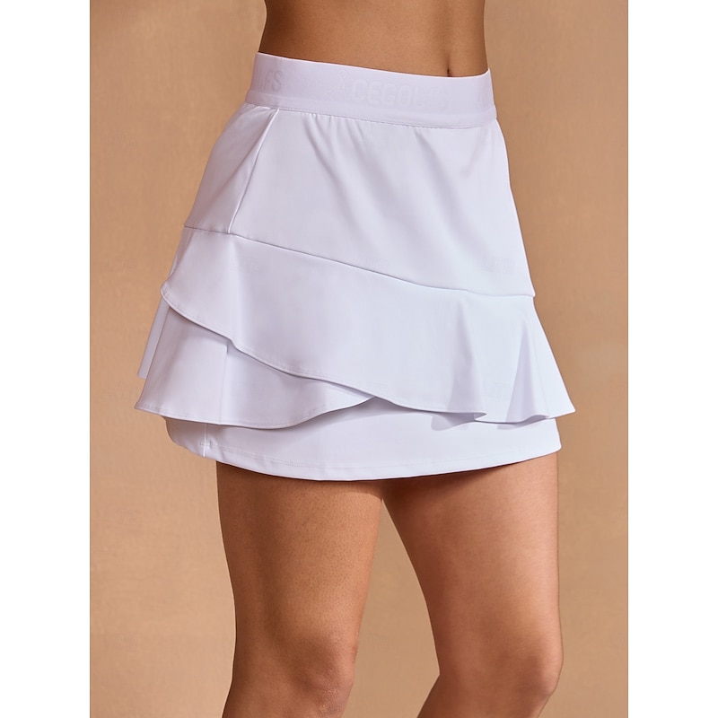 Women's Golf Skorts White Bottoms Ladies Golf Attire Clothes Outfits Wear Apparel2