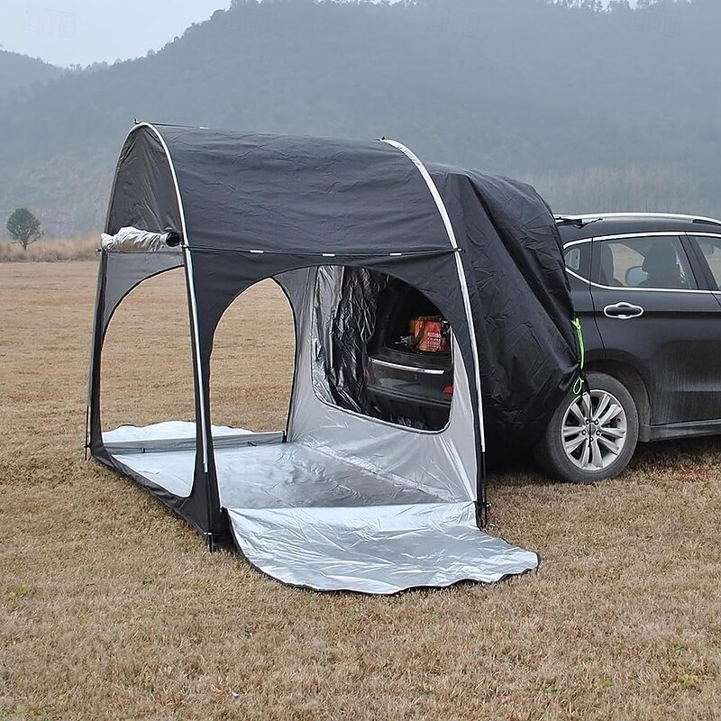 Car Tent, Tailgate Tent, Awning for Car, 3 Doors Can Be Open, SUV Tent, Independent Tent, Sun Protection, Driving, Camping, Travel, Large Space, Sun Protection for Camping, Various - Main Image