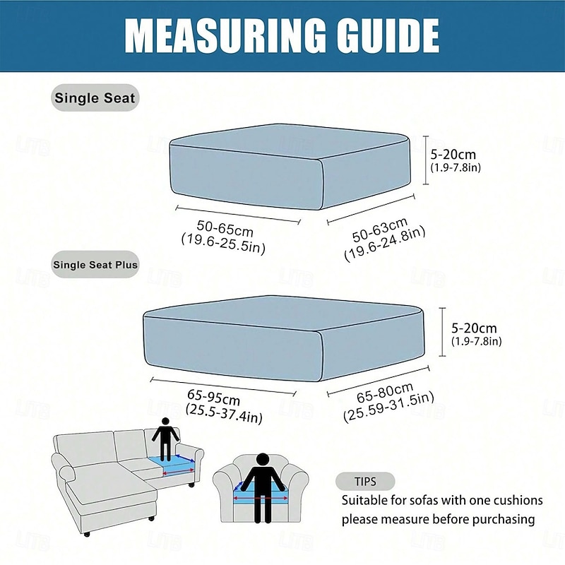 Patio Stretch Sofa Cushion Covers Outdoor Cushion Cover Replacement Couch Slipcover Sofa Seat Cover Flexibility Chair Cushion Cover Porch Patio Furniture Protector2