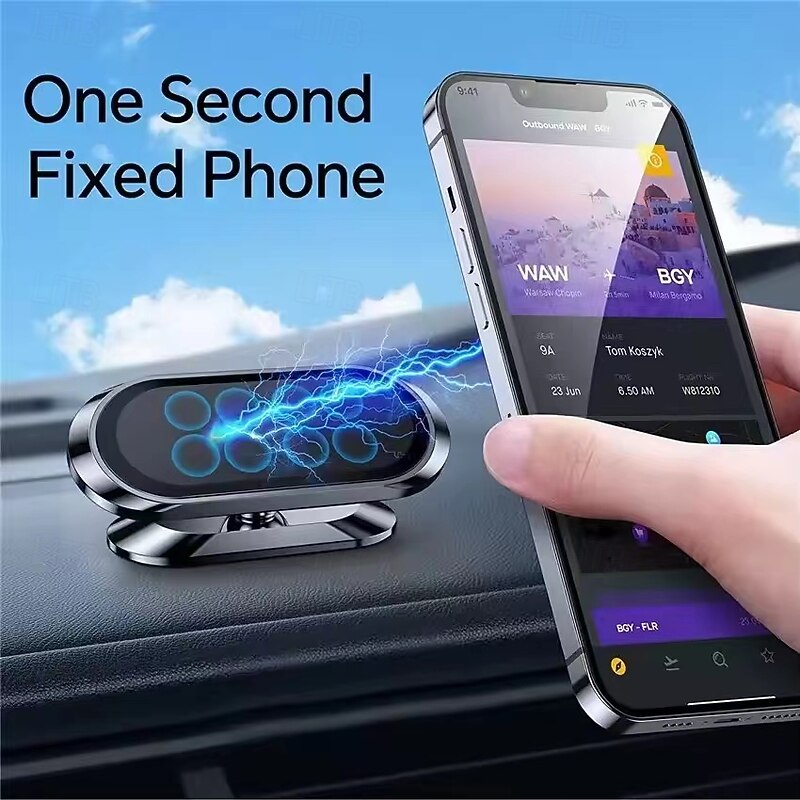 Magnetic Car Phone Holder Stand Mobile Cell Air Vent Magnet Mount GPS Support in Car For iPhone 15 14 13 X Xiaomi Samsung Huawei3