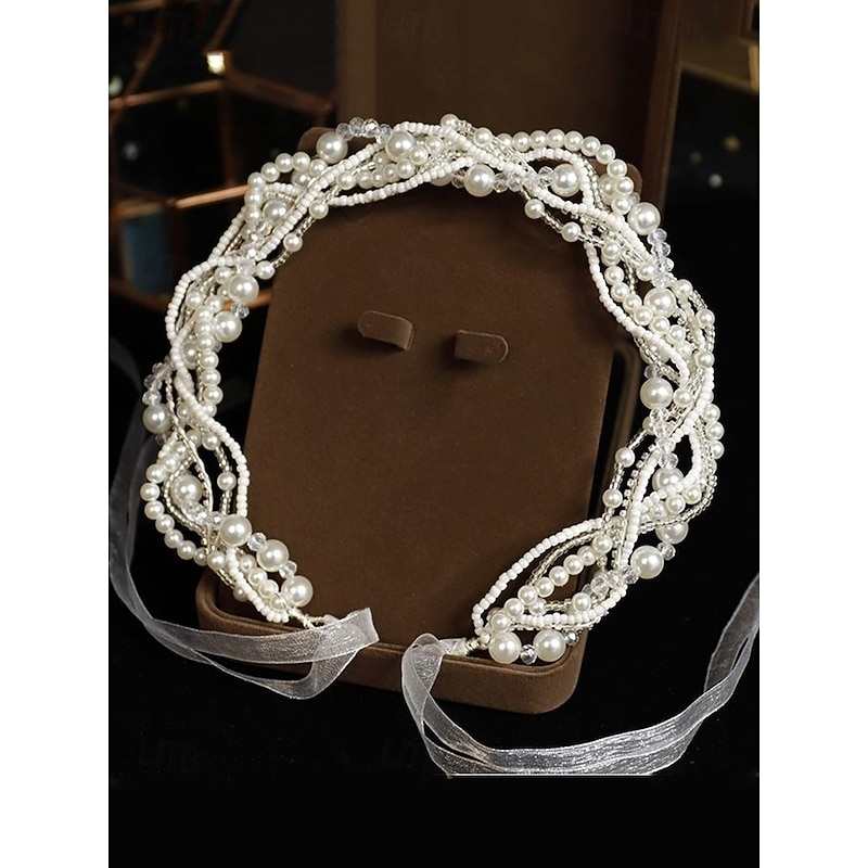 Women's Wedding Headband – Elegant Crystal-Embellished Silver Hairband for Brides, Perfect for Wedding, Engagement or Formal Events3