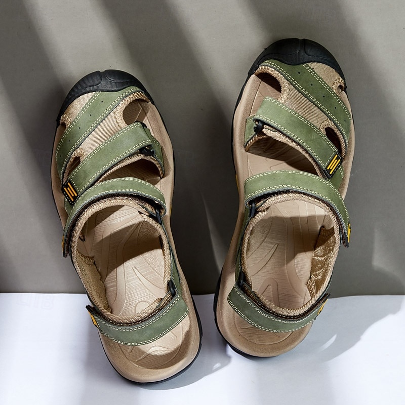 Men's Outdoor Hiking Sandals - Durable Open-Toe Design, Adjustable Straps, Anti-Slip Sole, Lightweight Sport Shoes for Summer Adventures3