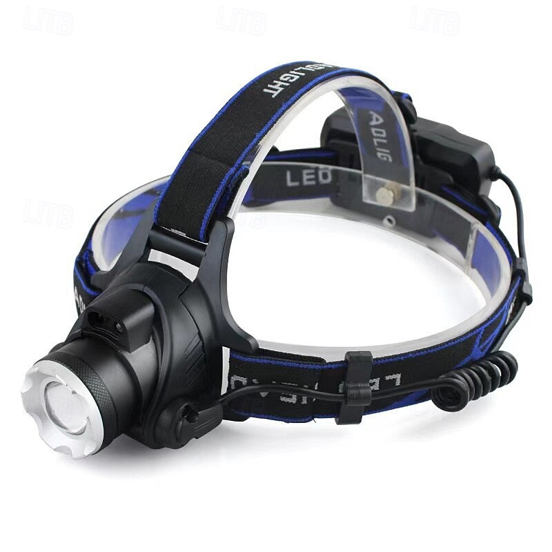 High-Power Outdoor Fishing Beekeeping Headlamp, UV Purple Black Light Head Light, Strong Head-Mounted Lamp for Outdoor Camping Hiking4