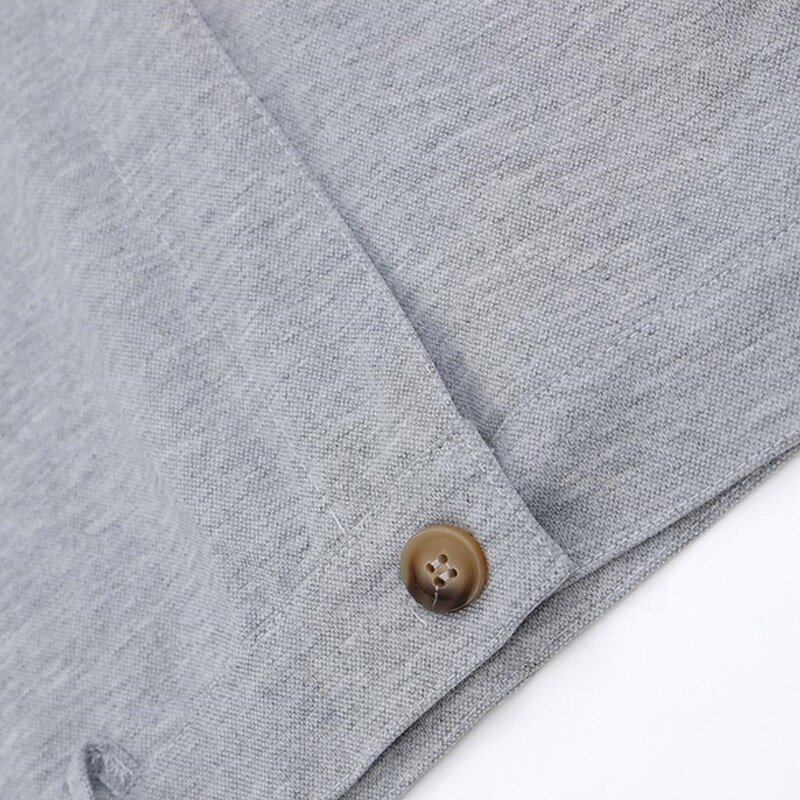 Men's Skinny Trousers Chinos Buttons Pocket Plain Comfort Formal Party Work Fashion Classic Style Black Blue Micro-elastic4