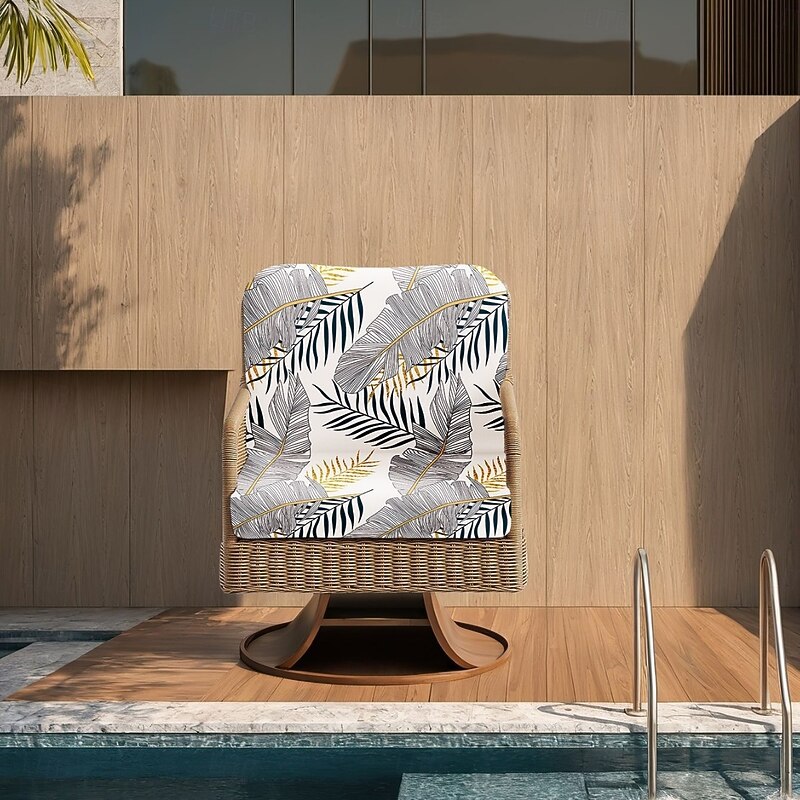 Patio Stretch Sofa Cushion Covers Outdoor Cushion Cover Replacement Couch Slipcover Sofa Seat Cover Flexibility Chair Cushion Cover Porch Patio Furniture Protector4