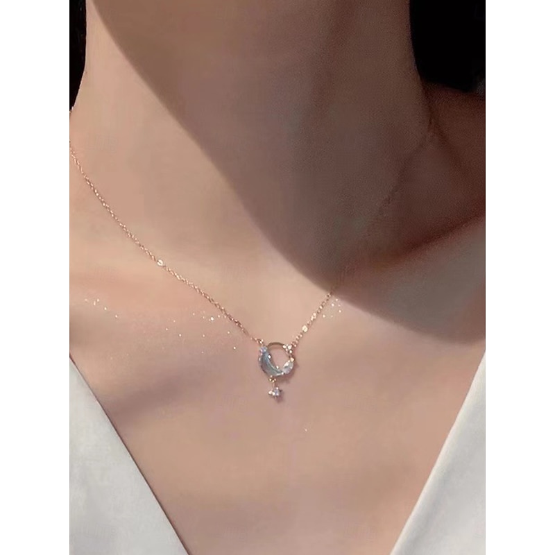 Necklace Chrome Women's Fashion Cute Classic Animal Wedding Heart Shape Necklace For Daily