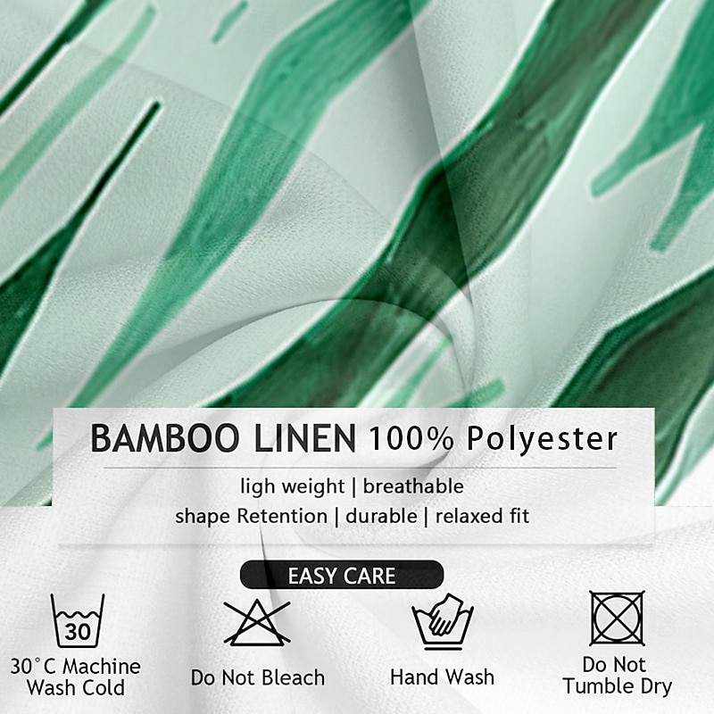 Men's Abstract Geometic Shirt Button Up Shirt Short Sleeve Fashion Casual Vacation Holiday Beach Wear Summer Fall Turndown 3D Print Collared Shirts Front One Pocket Green3