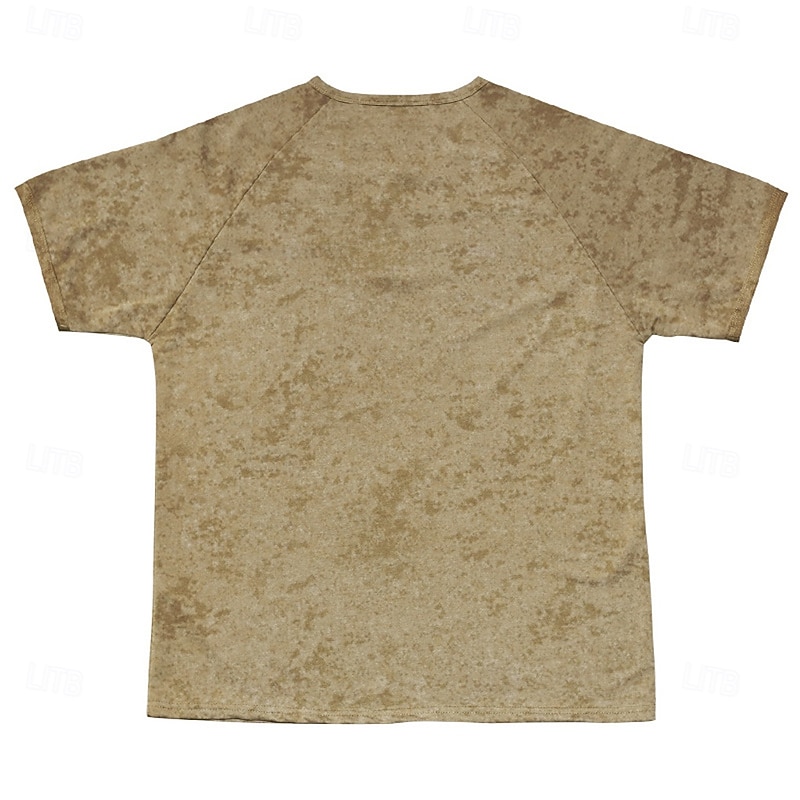 Men's Henley Shirt Tee Short Sleeve Solid Color Plain Distressed Buttons Washed Henley Outdoor Casual Daily Summer Spring &  Fall Black Navy Blue Green Henley T-Shirt3