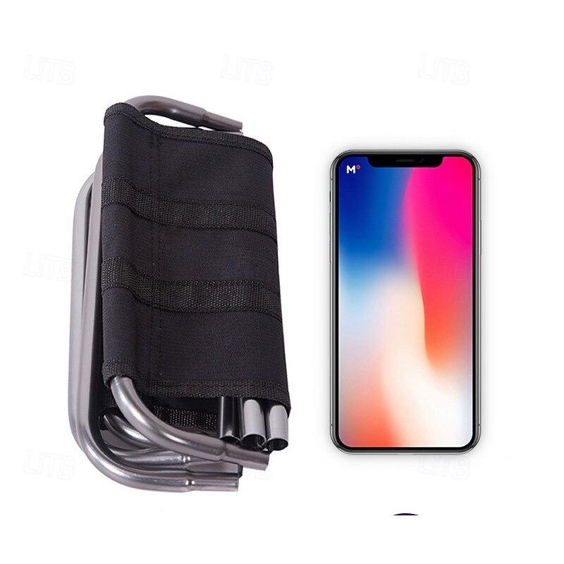 Outdoor Folding Stool Aluminum Collapsible Stool Fishing Chair / Barbecue Stool / Portable Train Stool / Camping Stool3