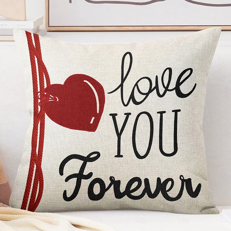 Wedding Heart Gnomes Decorative Toss Pillows Cover 1PC Soft Square Cushion Case Pillowcase for Bedroom Livingroom Sofa Couch Chair 19