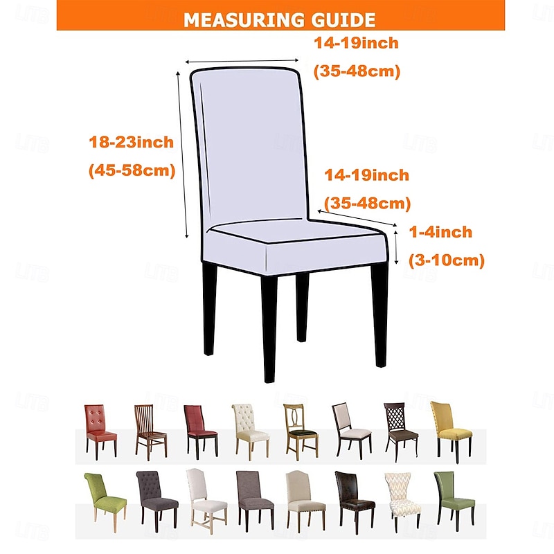 Dining Chair Cover Water Resistant Corn Velvet for Home Polar Fleece Fabric Chair Cover Stretch Slipcovers Seat Chair Covers4