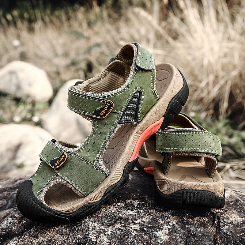 Men's Outdoor Sport Sandals - Breathable Open-Toe Design, Adjustable Straps, Anti-Slip Sole, Comfortable Hiking Shoes for Summer Adventures4