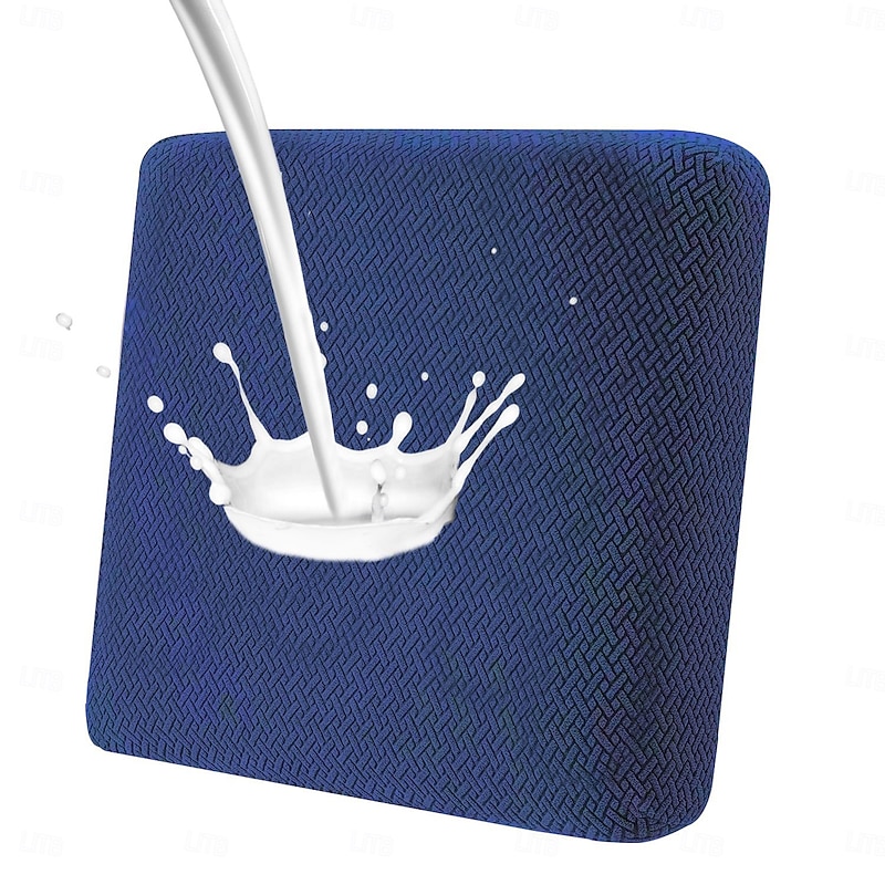 100% Waterproof Couch Cushion Covers 20*20in , Stretch Replacement Sofa Seat Cushion Covers Solid Chair Cushion Slipcovers Washable Suitable for Outdoor Patio Garden Lawn Yard2