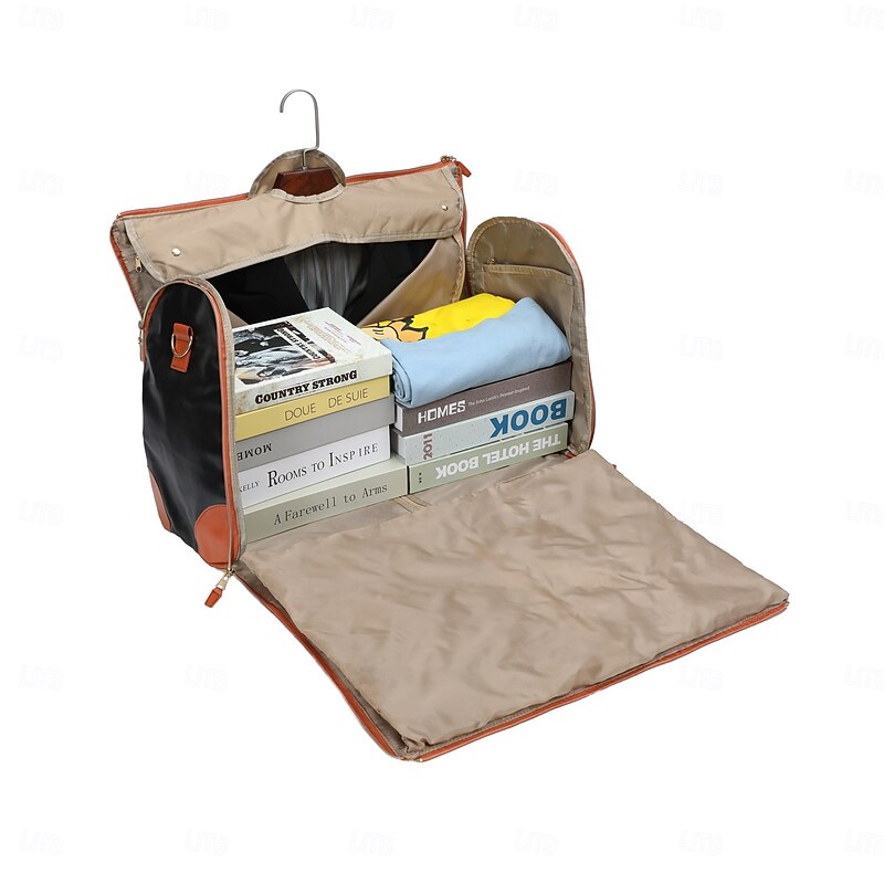 Camping Travel Suitcase Leather Handbag for Women, Fashionable Business Travel Crossbody Bag with Large Capacity4