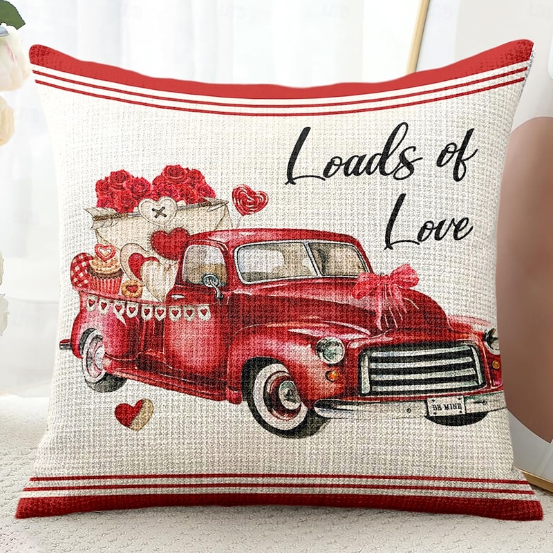 Wedding Heart Gnomes Decorative Toss Pillows Cover 1PC Soft Square Cushion Case Pillowcase for Bedroom Livingroom Sofa Couch Chair 25