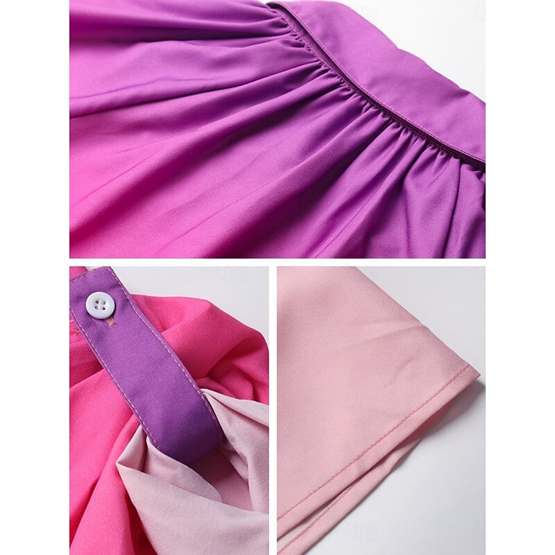 Women's Midi Dress Shirt Dress Casual Dress Stylish Casual Vacation Daily Regular Fit Ombre Long Sleeve Shirt Collar Pink Summer3