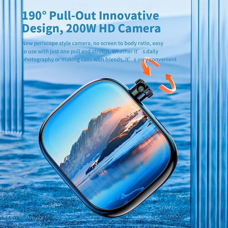 LOKMAT XH018 Smart Watch 2.04 inch 4G LTE Cellular Smartwatch Phone 3G 4G Bluetooth Pedometer Call Reminder Heart Rate Monitor Compatible with Android iOS Women Men GPS Hands-Free Calls Media Control3