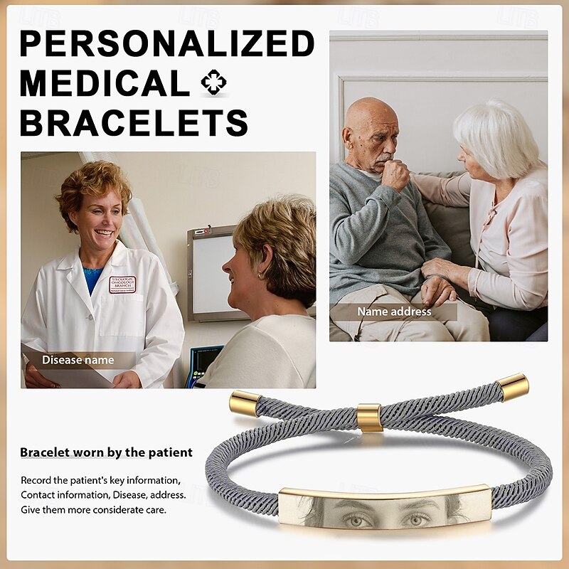 Personalized Eyes Photo Bracelet Custom Best Gift for Mom Wedding Gift with Customizable Eye Photo for Wife or Girlfriend3