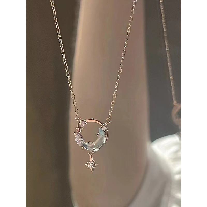 Necklace Chrome Women's Fashion Cute Classic Animal Wedding Heart Shape Necklace For Daily4