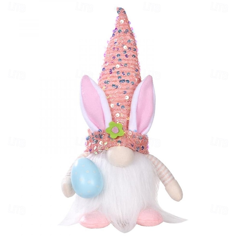 Easter Light LED Deco Night Light Egg Shining Rabbit Doll Festive Indoor Decoration with AAA Battery Powered for Home Decorations 1pc4