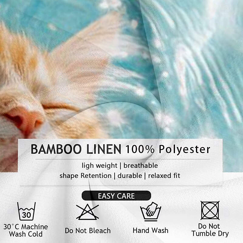 Men's Cat Optical Illusion Waves Shirt Button Up Shirt Short Sleeve Fashion Casual Vacation Holiday Beach Wear Summer Fall Turndown 3D Print Collared Shirts Front One Pocket Light Blue Blue 2# Blue3