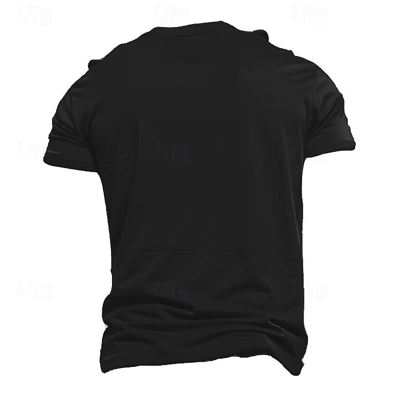 Men's Funny T Shirt Short Sleeve T shirt 3D Print Crew Neck Shirt Fashion Daily Street Daily Black Blue Summer Spring Clothing Apparel S M L XL XXL XXXL2