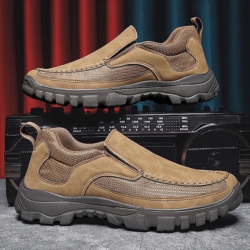 Men's Slip-On Suede Outdoor Shoes – Breathable Lightweight Design with Non-Slip Sole for Hiking, Travel and Casual Wear2