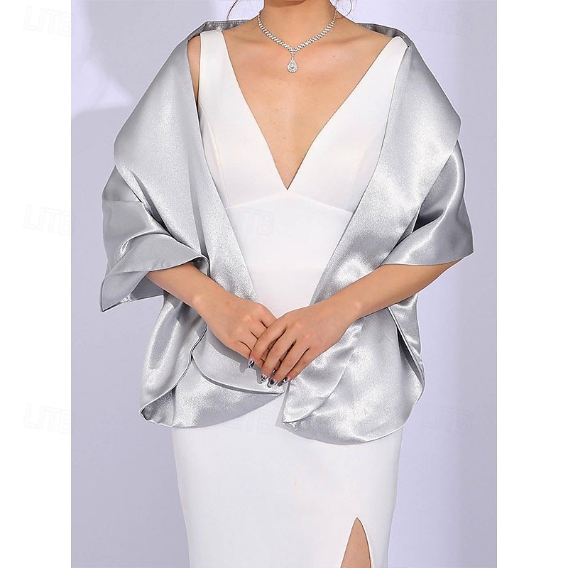 Women's Shawls and Wraps for Evening Dresses Wedding Scarf Elegant Bridal Stoles Shrug for Bride and Bridesmaid2