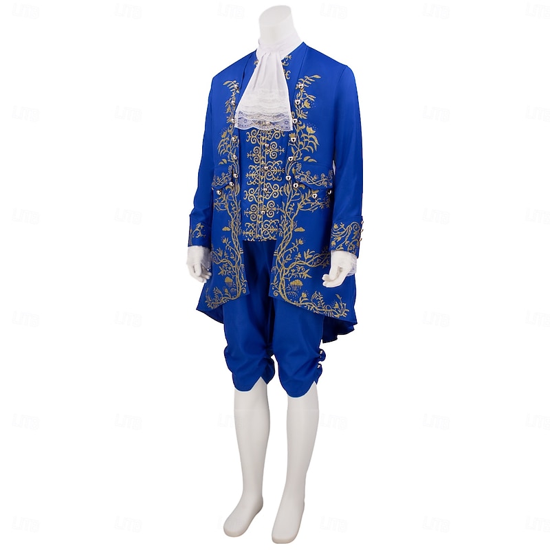Prince Adam Halloween Outfits Suits & Blazers Prom Dress Beauty and the Beast Couples Carnival Costume Cosplay Adults' Men's Halloween Carnival Performance Party Easy Halloween Costumes Dress Up3