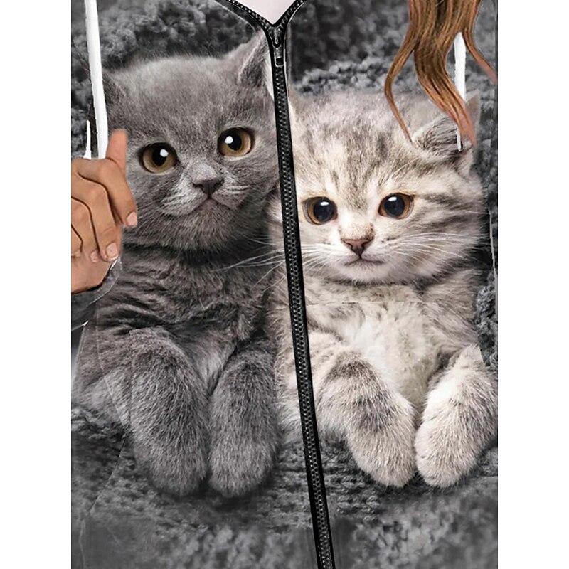 Women's Hooded Sweatshirt Jacket Long Sleeve Zip Up Hoodie With Pocket Lightweight Casual Oversized Sports Drawstring Front Pocket Active Sportswear Top Fall & Winter Comfrt Breathable Soft Fabric3