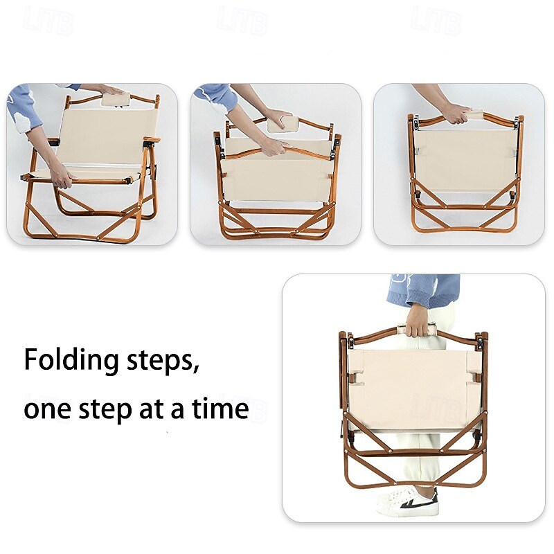 Outdoor Camping Folding Chair 600D Oxford cloth, Camping Chair Foldable Ultralight Portable Comfort Chair for Beach, Hiking, Picnic and Lawn4