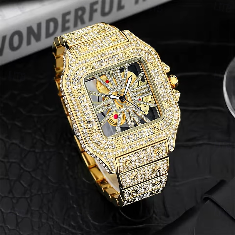 MISSFOX Men Quartz Watch Creative Fashion Wristwatch Luminous Waterproof Decoration Steel Watch