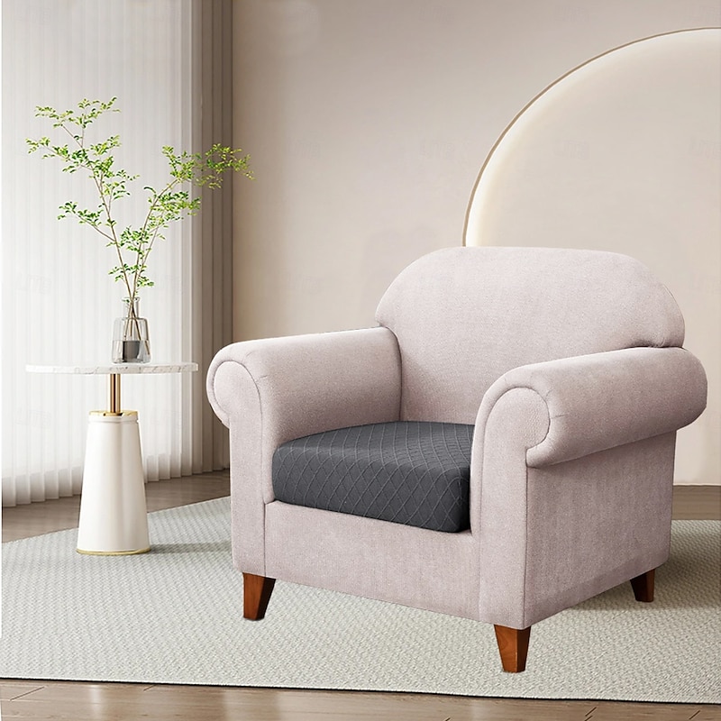 100% Waterproof Couch Cushion Covers 20*20 in ,Fit Stretch Sofa Seat Cushion Slipcovers,Sofa Covers Furniture Protector3