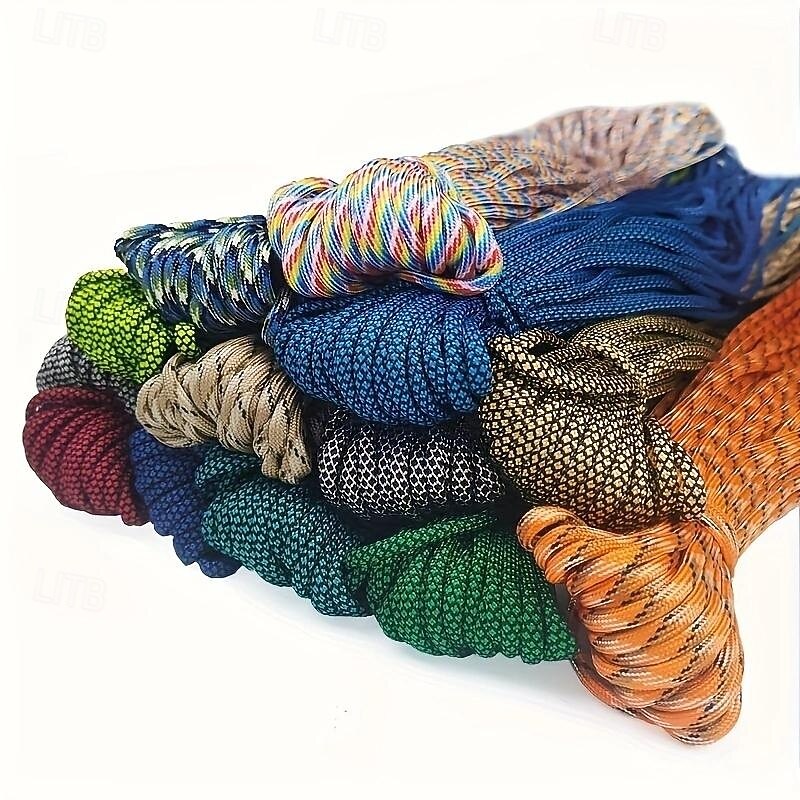 Versatile 4mm Paracord Camping Survival DIY Bracelets Multi-color Options 31m Length2