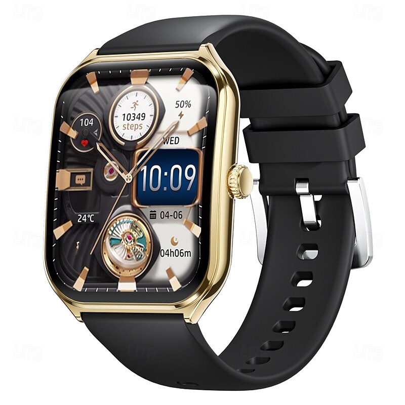 696 MT67 Smart Watch 1.96 inch Smartwatch Fitness Running Watch Bluetooth ECG+PPG Pedometer Call Reminder Compatible with Android iOS Women Men Long Standby Waterproof Media Control IP 67 40mm Watch4