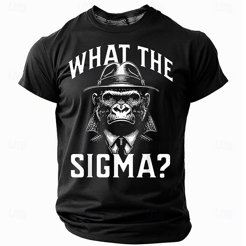 Men's Orangutan Funny T Shirt Short Sleeve T shirt 3D Print Crew Neck Shirt Fashion Daily Street Daily Black Blue Green Summer Spring Clothing Apparel S M L XL XXL XXXL4