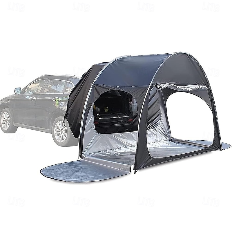 Car Tent, Tailgate Tent, Awning for Car, 3 Doors Can Be Open, SUV Tent, Independent Tent, Sun Protection, Driving, Camping, Travel, Large Space, Sun Protection for Camping, Various2