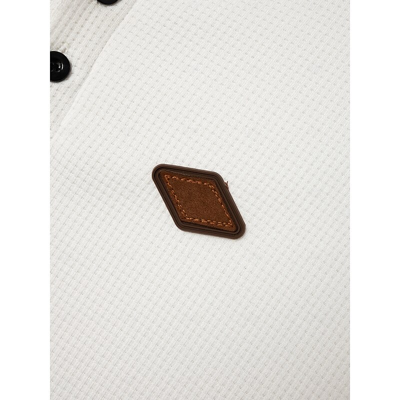 Men's Waffle Henley Shirt Long Sleeve Plain Texture Basic Modern Comfortable Buttons Henley Work Casual Holiday Spring &  Fall Black White Blue Henley T-Shirt4