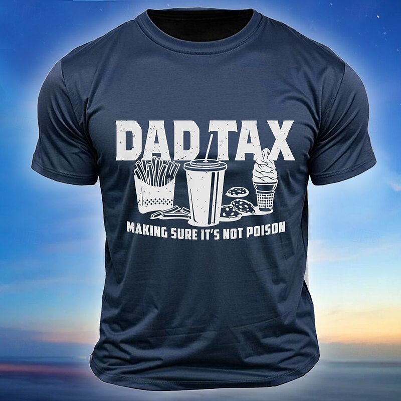 Men's Funny T Shirt Short Sleeve T shirt 3D Print Crew Neck Shirt Fashion Daily Street Daily Light Blue Black White Summer Spring Clothing Apparel S M L XL XXL XXXL3