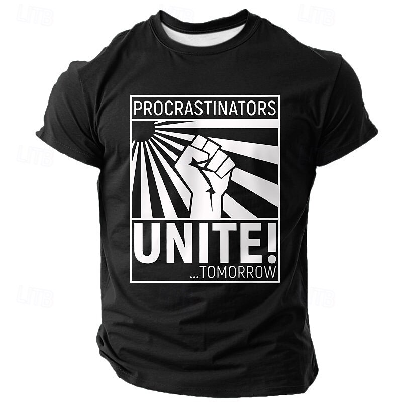 Men's Funny T Shirt Short Sleeve T shirt 3D Print Crew Neck Shirt Fashion Daily Street Daily Black Blue Green Summer Spring Clothing Apparel S M L XL XXL XXXL3